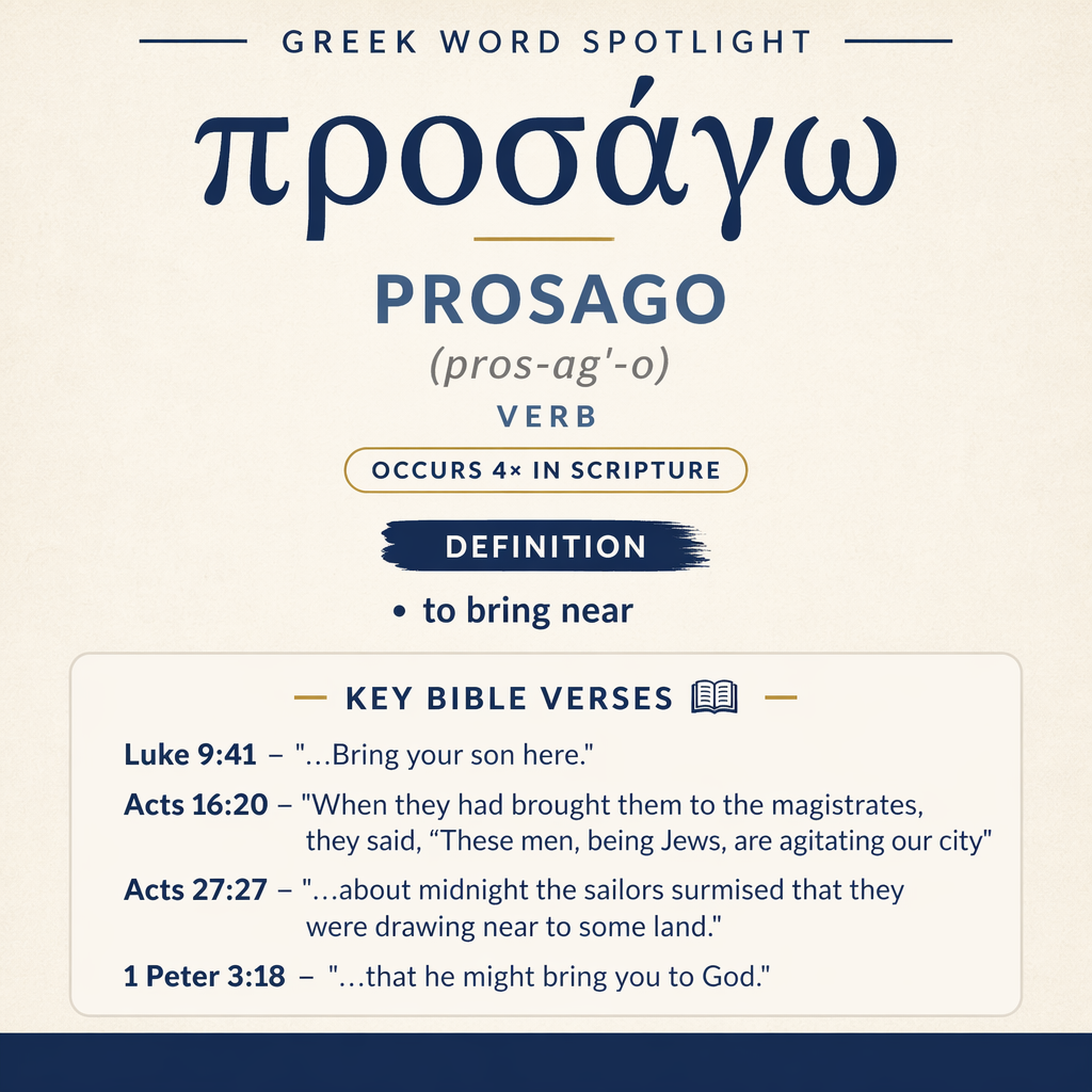 Exploring the Meaning of Prosago in Greek statistics