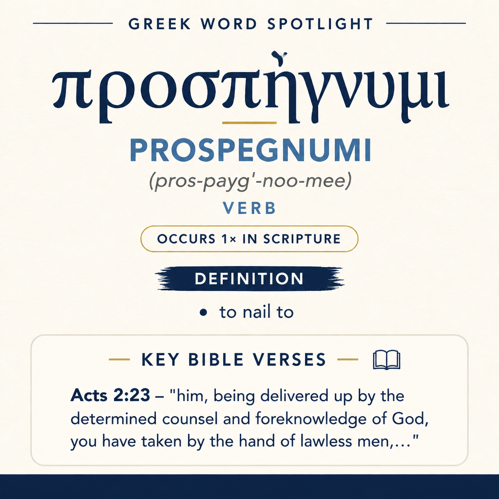 Exploring the Meaning of Prospegnumi in Greek statistics