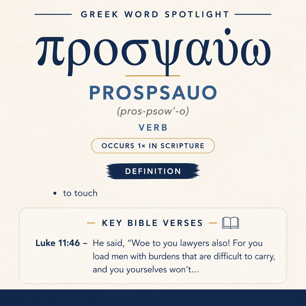 Exploring the Meaning of Prospsauo in Greek statistics