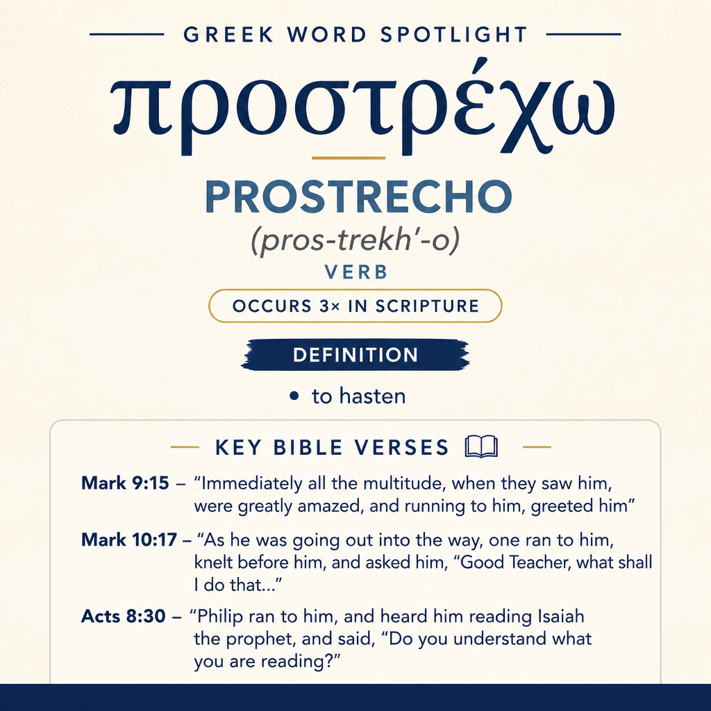 Exploring the Meaning of Prostrecho in Greek statistics