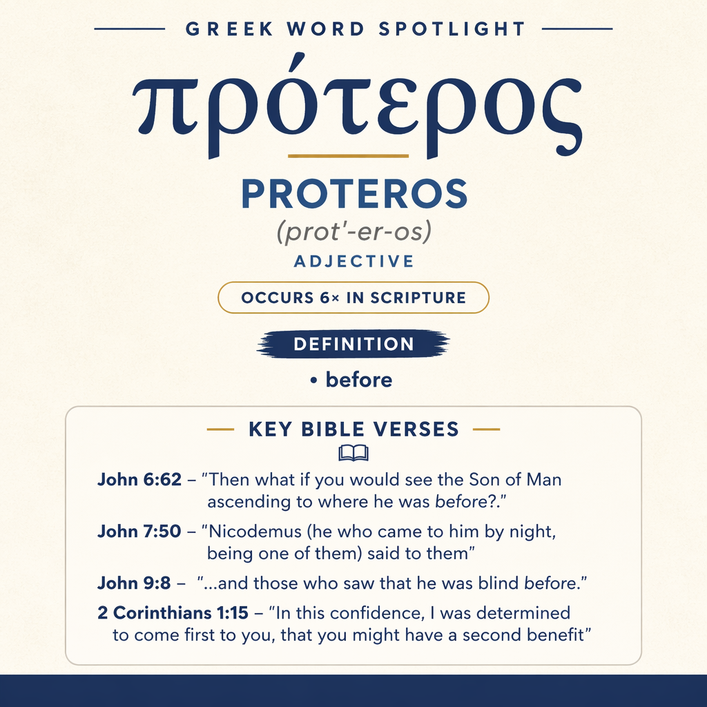 Exploring the Meaning of Proteros in Greek statistics
