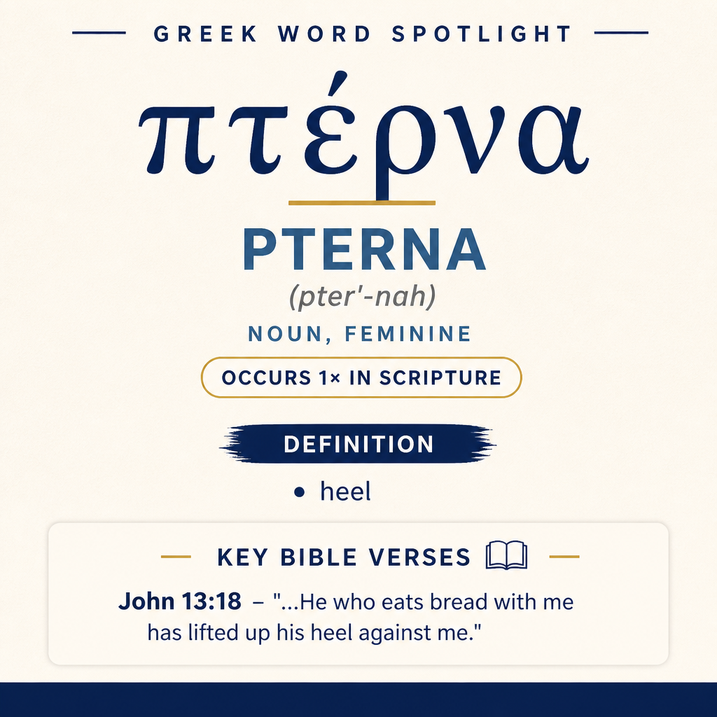 Exploring the Meaning of Pterna in Greek statistics