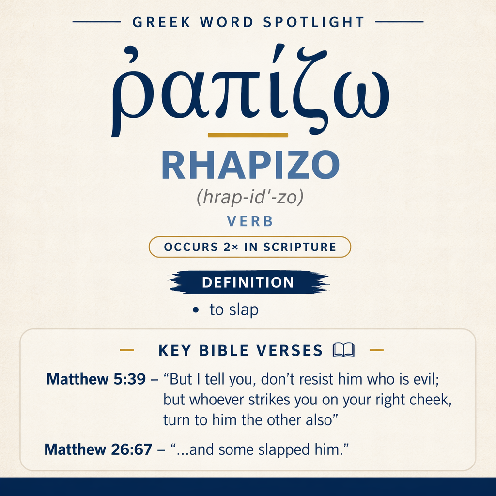 Exploring the Meaning of Rhapizo in Greek statistics