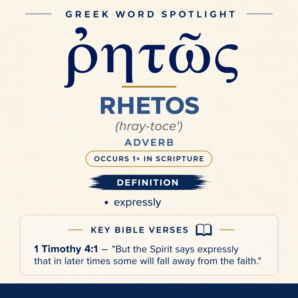 Exploring the Meaning of Rhetos in Greek statistics
