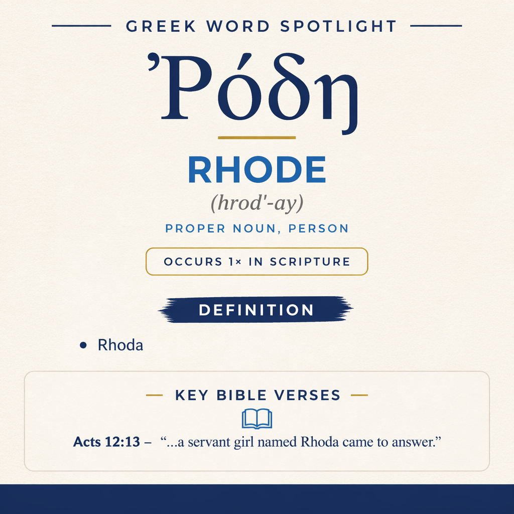 Exploring the Meaning of Rhode in Greek statistics