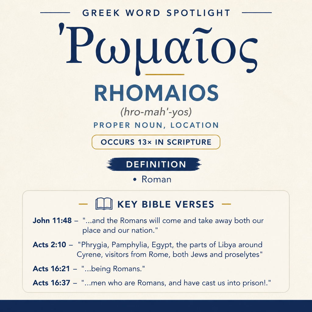 Exploring the Meaning of Rhomaios in Greek statistics