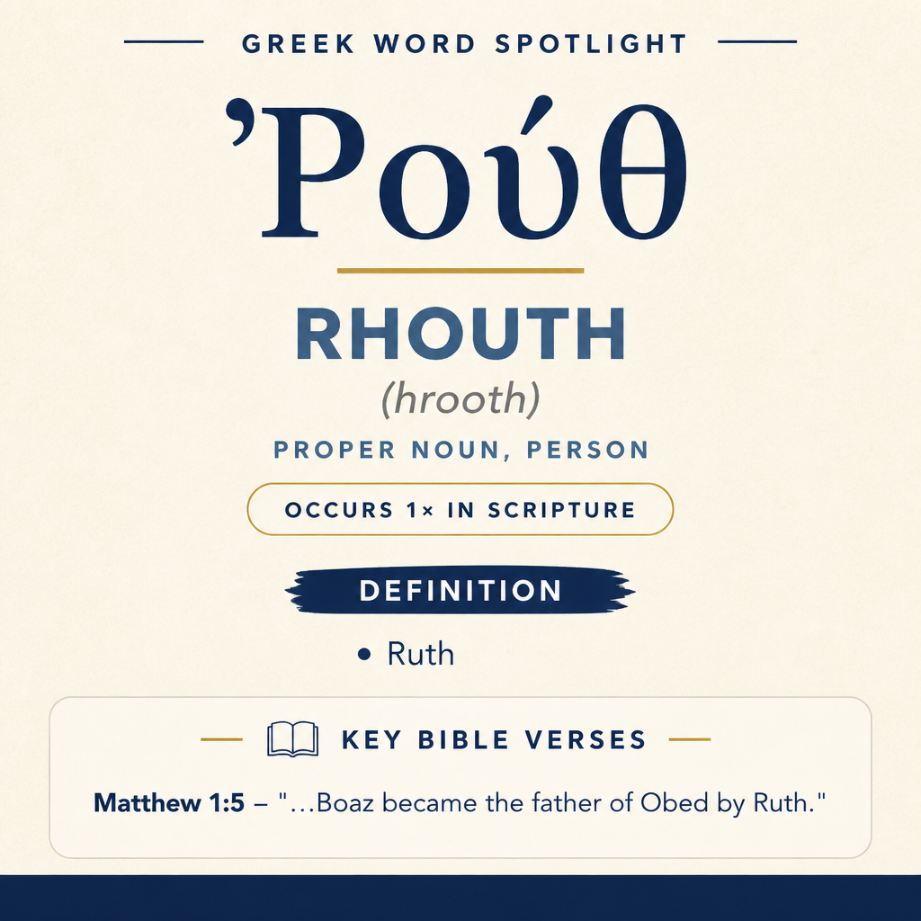 Exploring the Meaning of Rhouth in Greek statistics