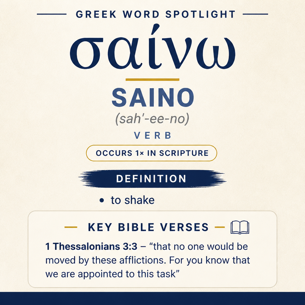Exploring the Meaning of Saino in Greek statistics