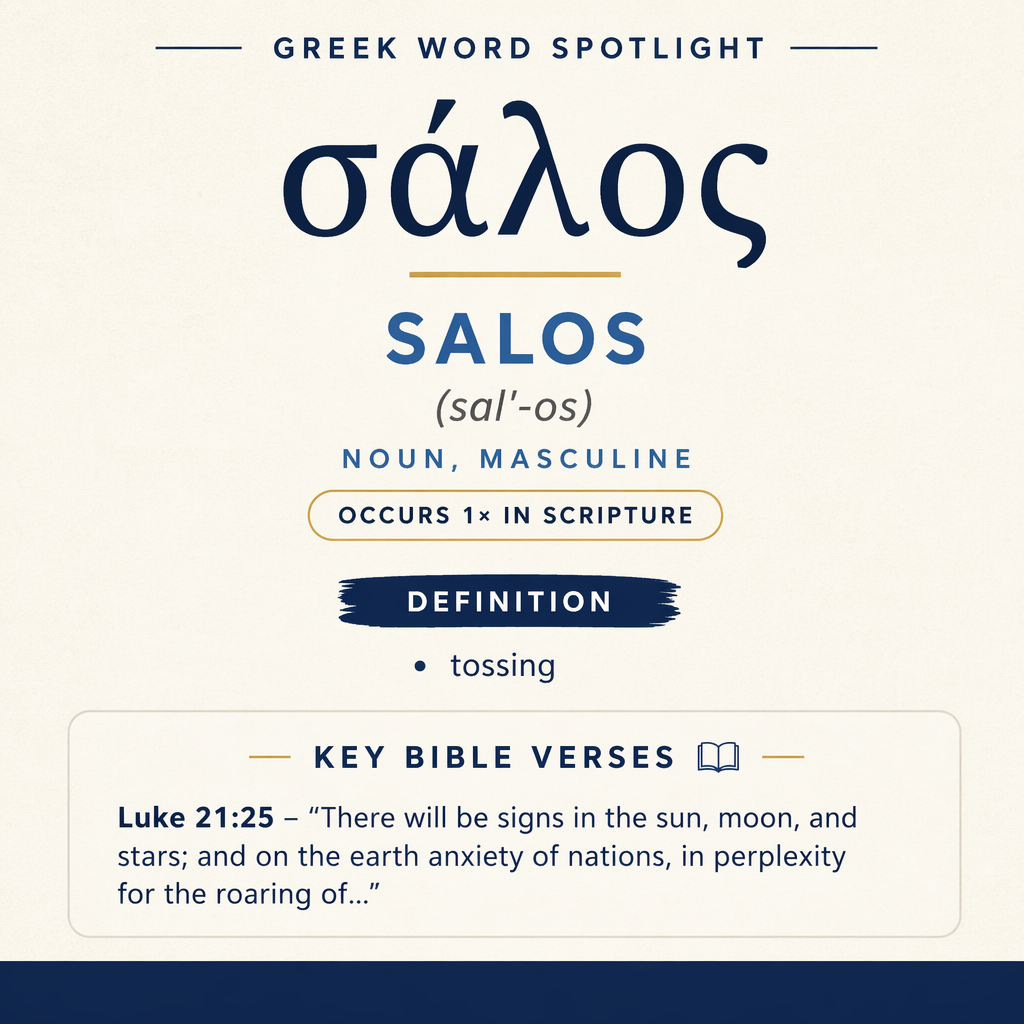 Exploring the Meaning of Salos in Greek statistics