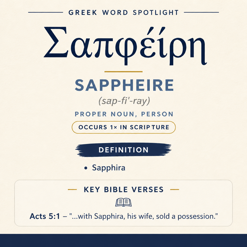 Exploring the Meaning of Sappheire in Greek statistics