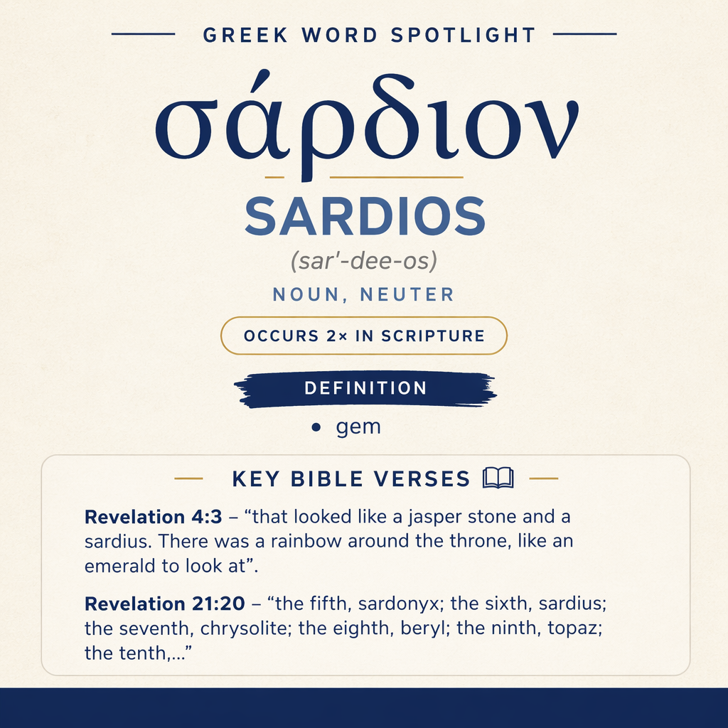 Exploring the Meaning of Sardios in Greek statistics