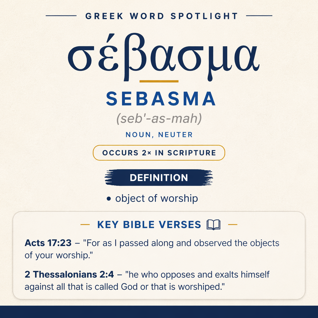 Exploring the Meaning of Sebasma in Greek statistics