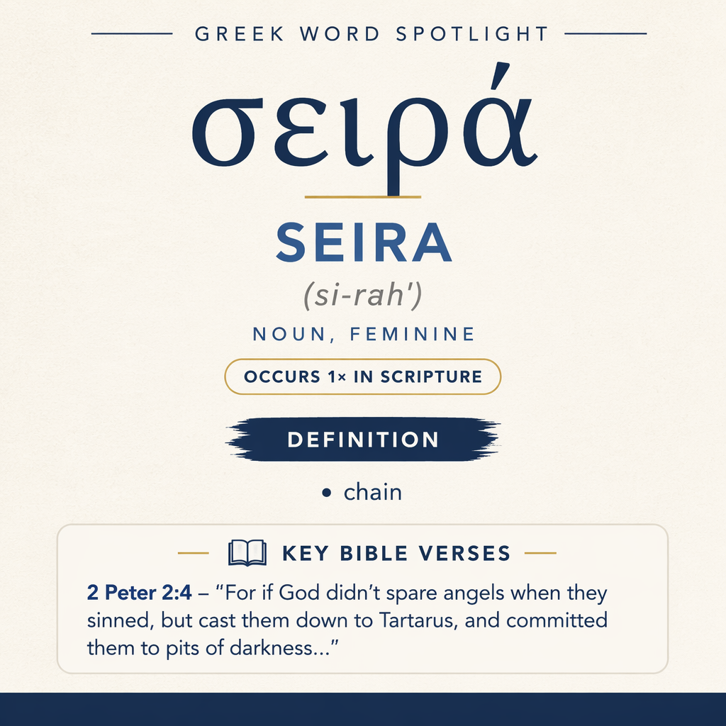 Exploring the Meaning of Seira in Greek statistics