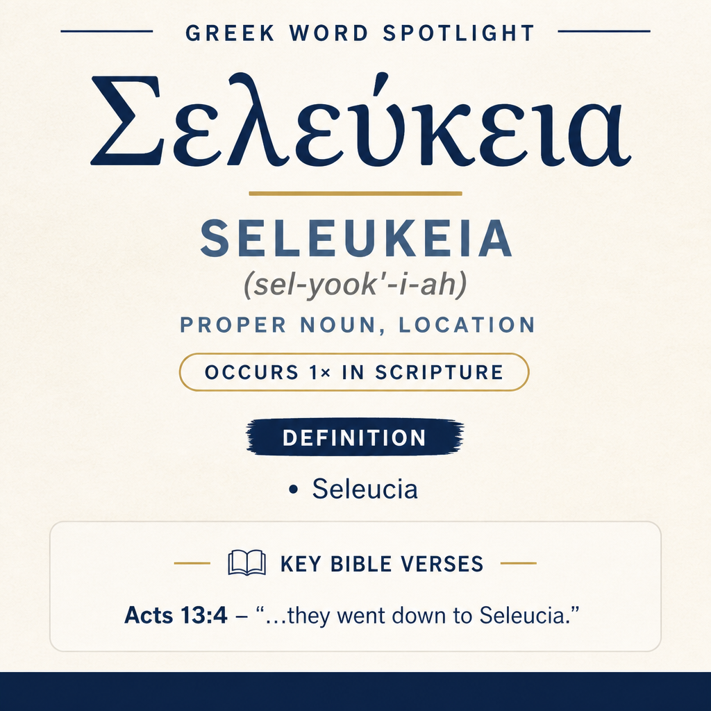 Exploring the Meaning of Seleukeia in Greek statistics