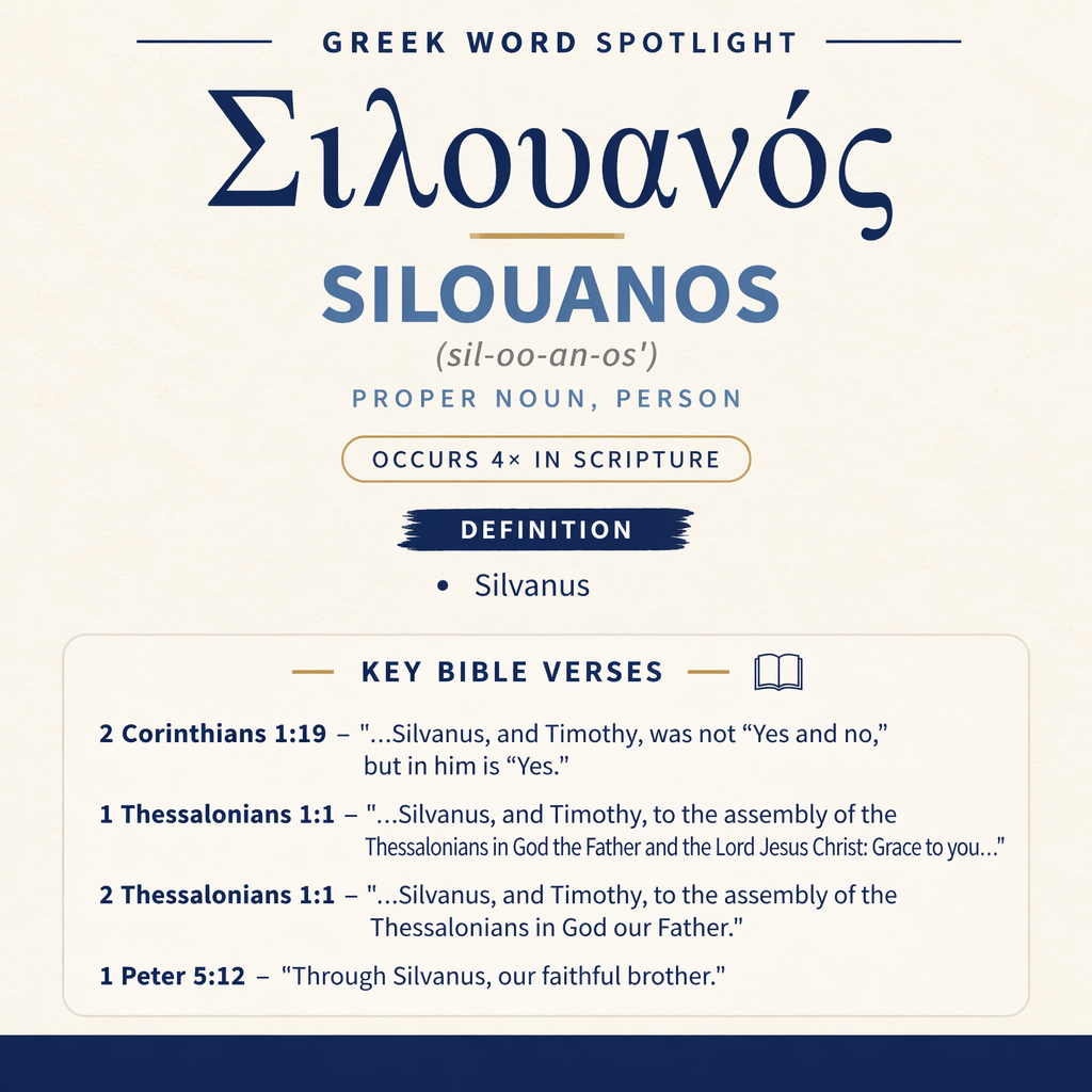 Exploring the Meaning of Silouanos in Greek statistics