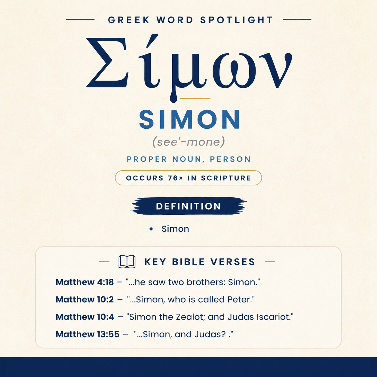 Exploring the Meaning of Simon in Greek statistics