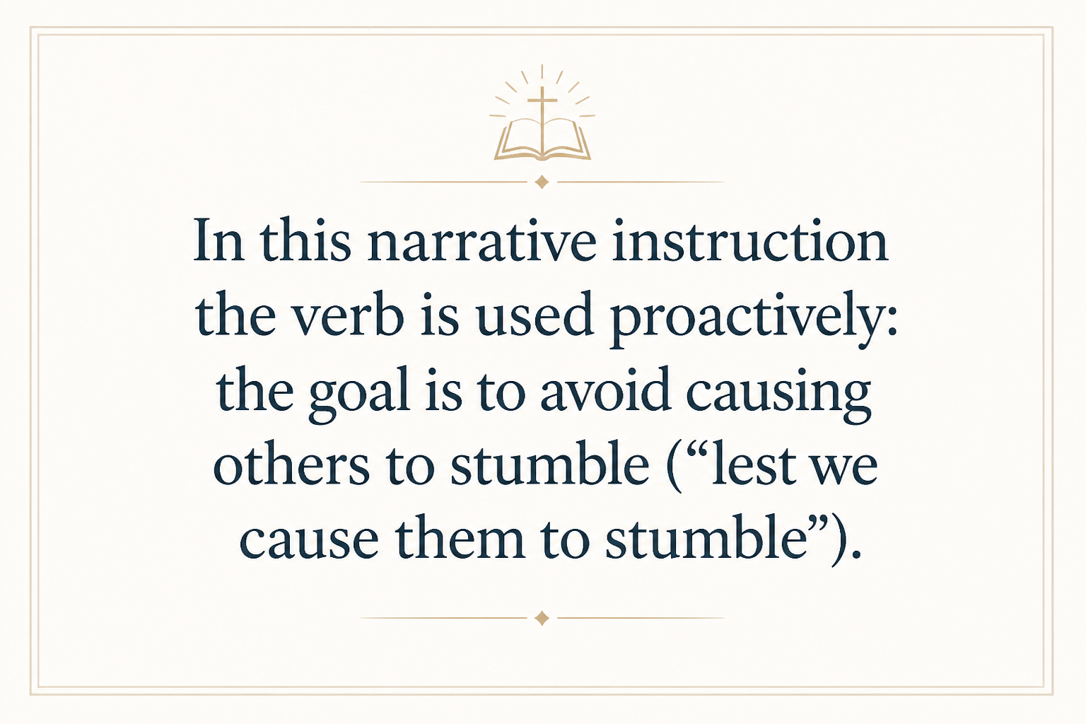 Key insight about Exploring the Meaning of Skandalizo in Greek