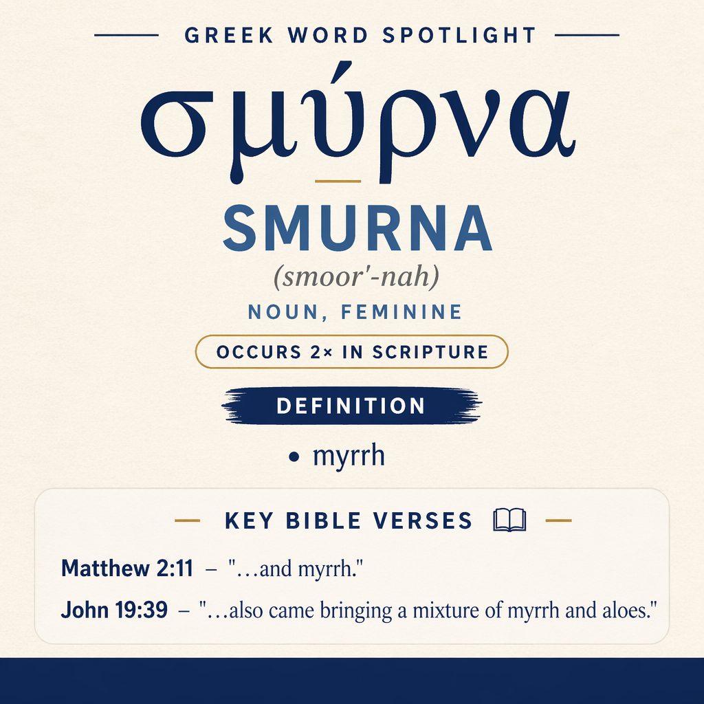 Exploring the Meaning of Smurna in Greek statistics