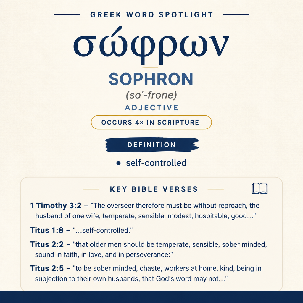 Exploring the Meaning of Sophron in Greek statistics