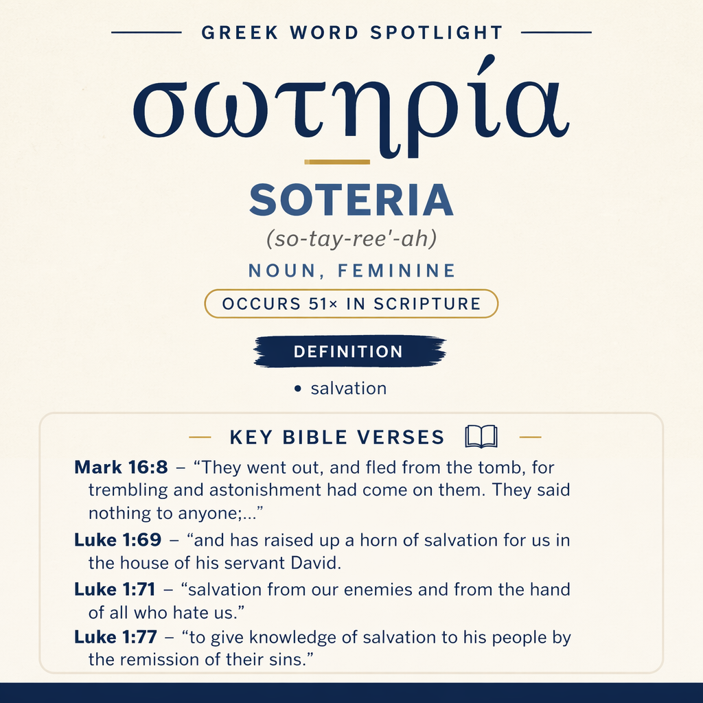 Exploring the Meaning of Soteria in Greek statistics