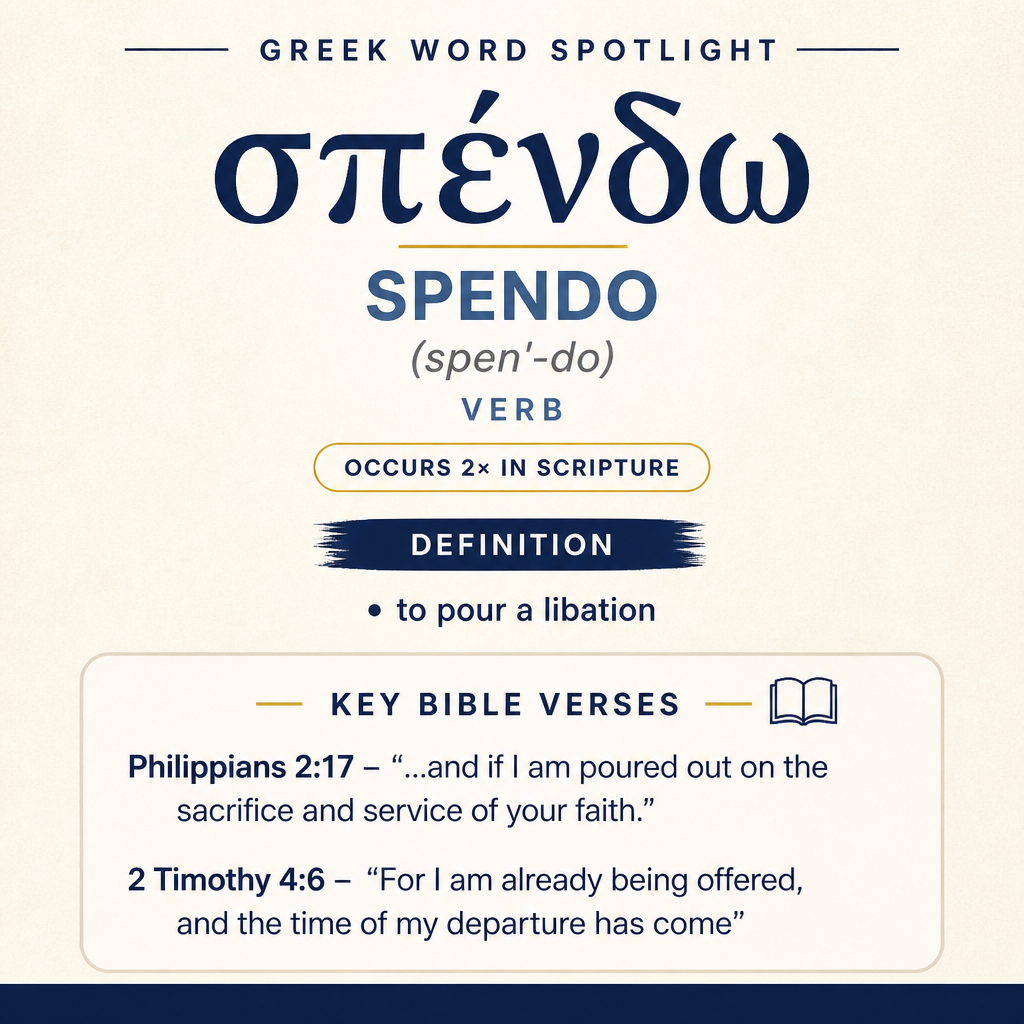 Exploring the Meaning of Spendo in Greek statistics