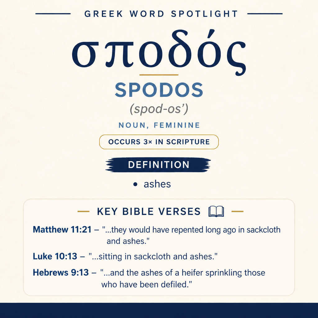 Exploring the Meaning of Spodos in Greek statistics
