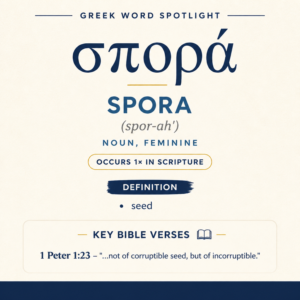 Exploring the Meaning of Spora in Greek statistics