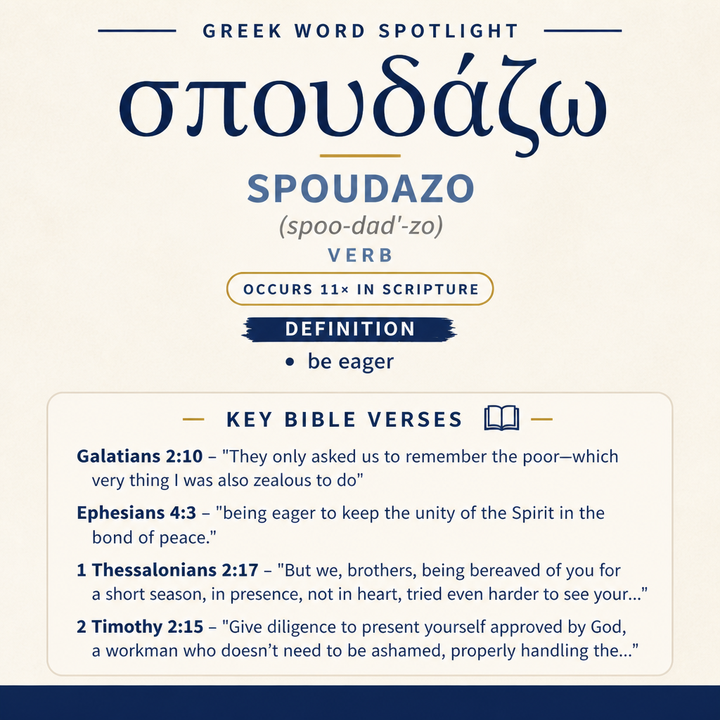 Exploring the Meaning of Spoudazo in Greek statistics