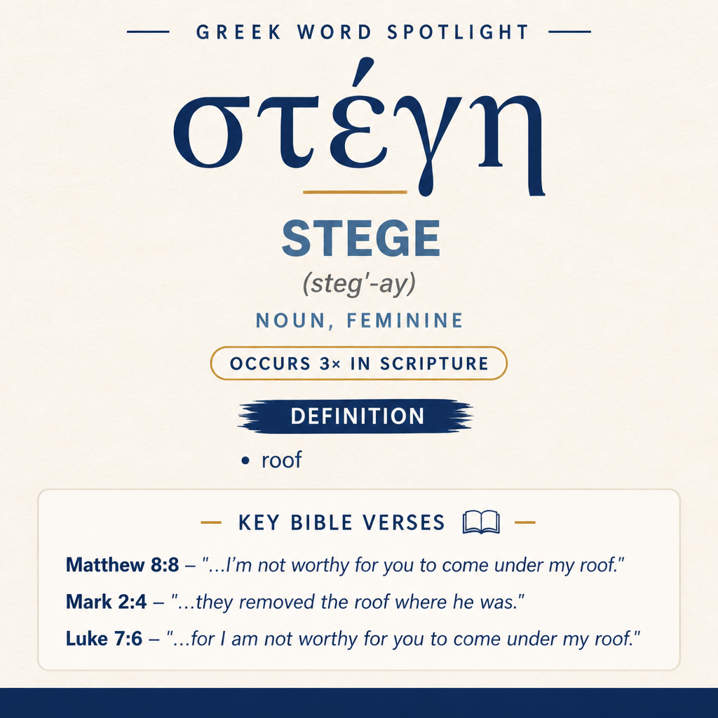 Exploring the Meaning of Stege in Greek statistics