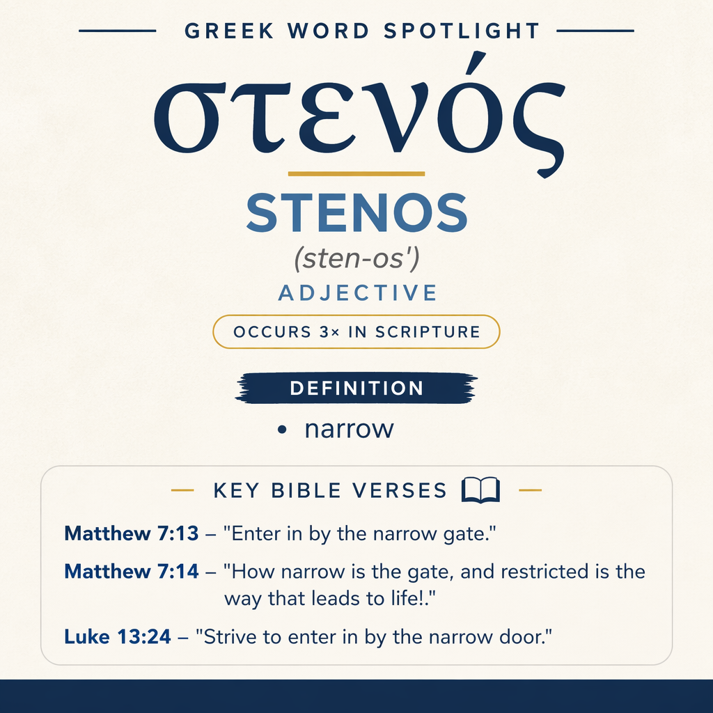 Exploring the Meaning of Stenos in Greek statistics