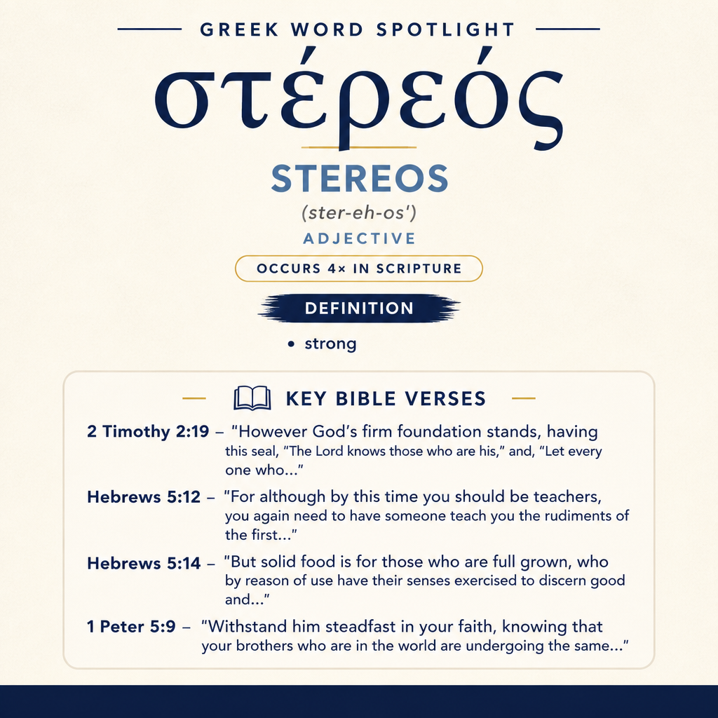 Exploring the Meaning of Stereos in Greek statistics