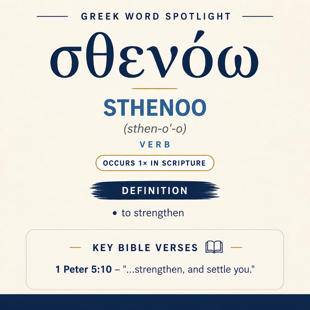 Exploring the Meaning of Sthenoo in Greek statistics
