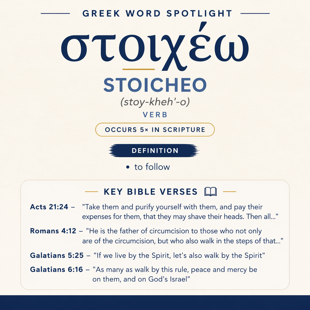 Exploring the Meaning of Stoicheo in Greek statistics