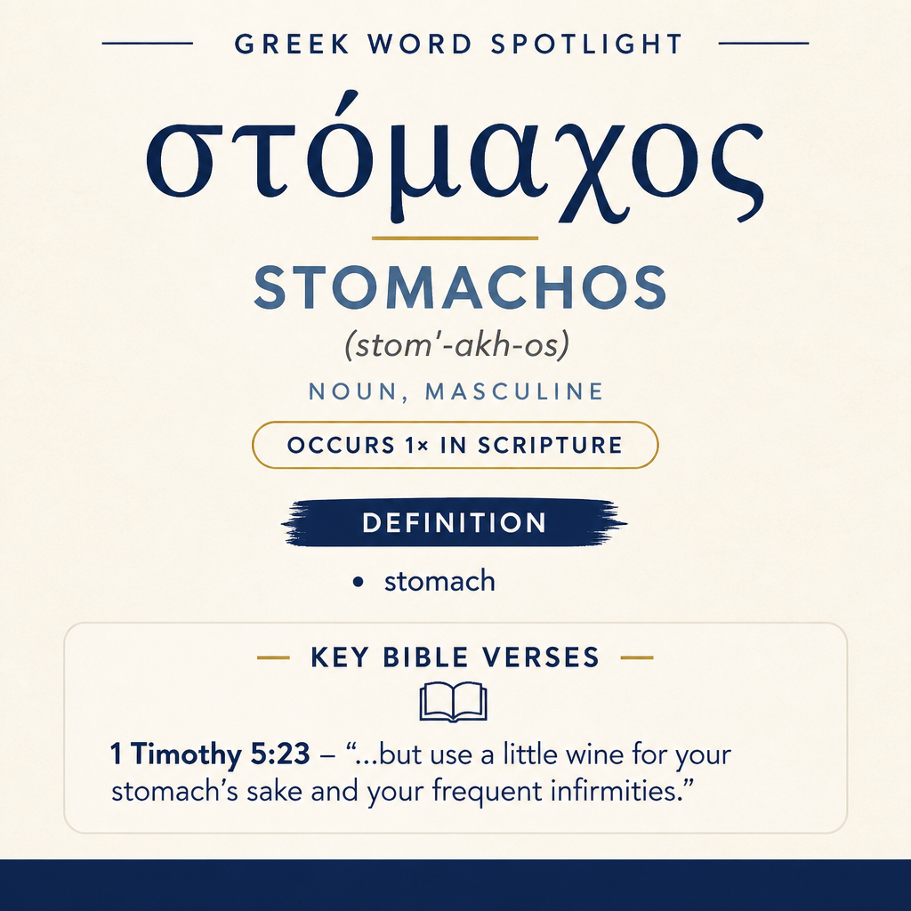 Exploring the Meaning of Stomachos in Greek statistics