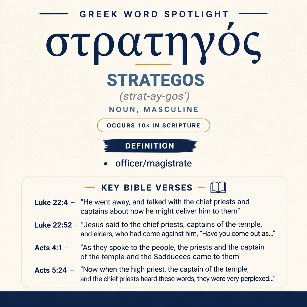 Exploring the Meaning of Strategos in Greek statistics