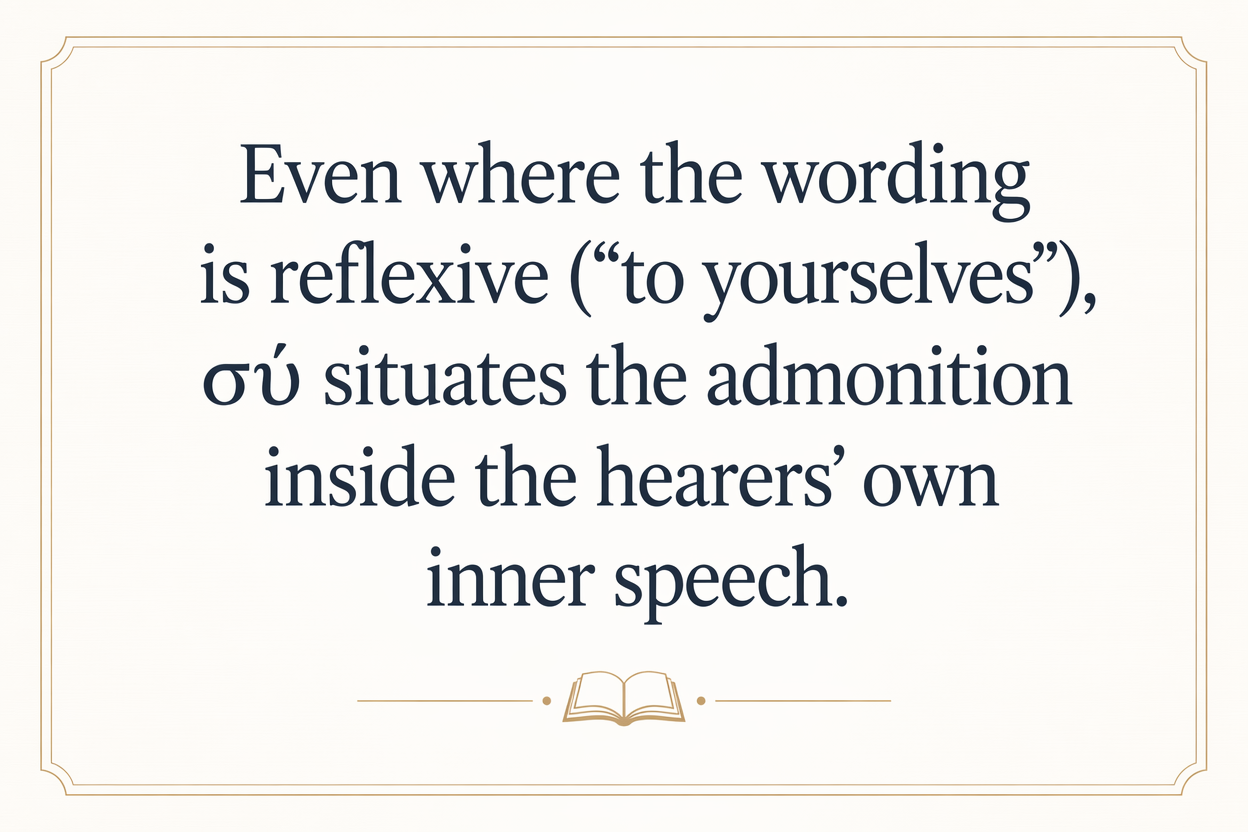 Key insight about Exploring the Meaning of Su in Greek
