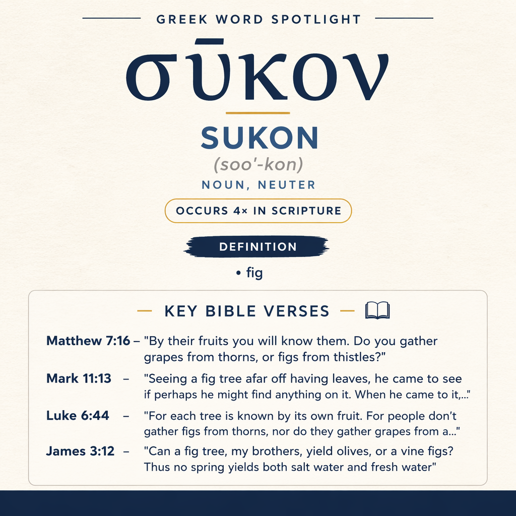 Exploring the Meaning of Sukon in Greek statistics