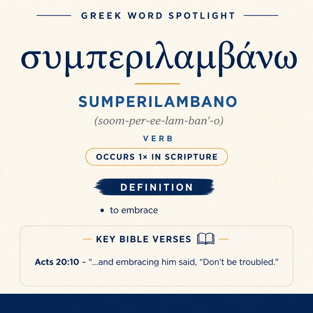 Exploring the Meaning of Sumperilambano in Greek statistics