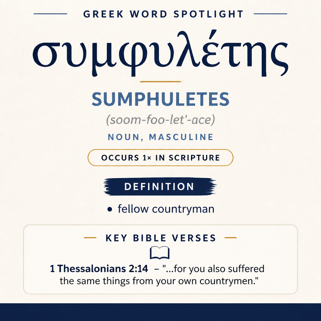 Exploring the Meaning of Sumphuletes in Greek statistics