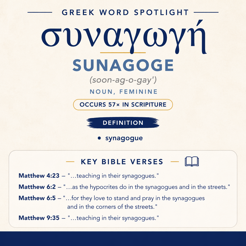 Exploring the Meaning of Sunagoge in Greek statistics