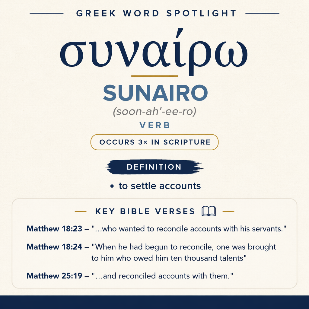 Exploring the Meaning of Sunairo in Greek statistics