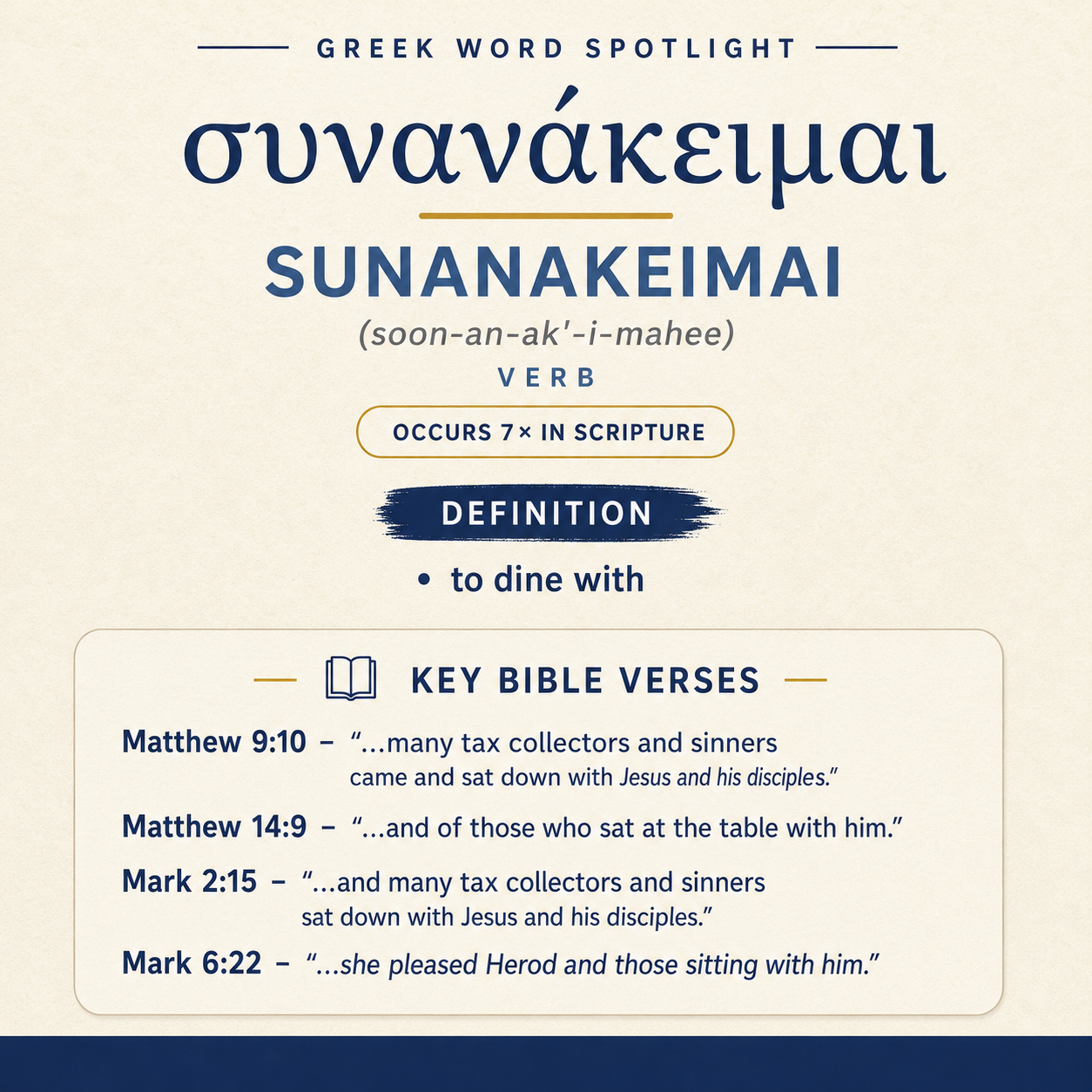Exploring the Meaning of Sunanakeimai in Greek statistics