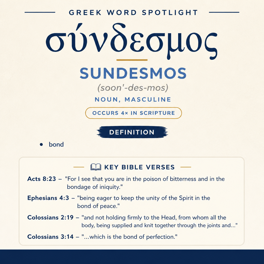 Exploring the Meaning of Sundesmos in Greek statistics