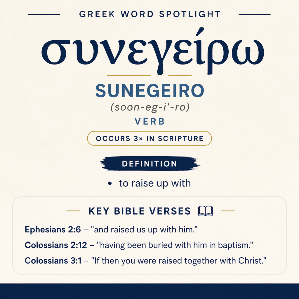 Exploring the Meaning of Sunegeiro in Greek statistics