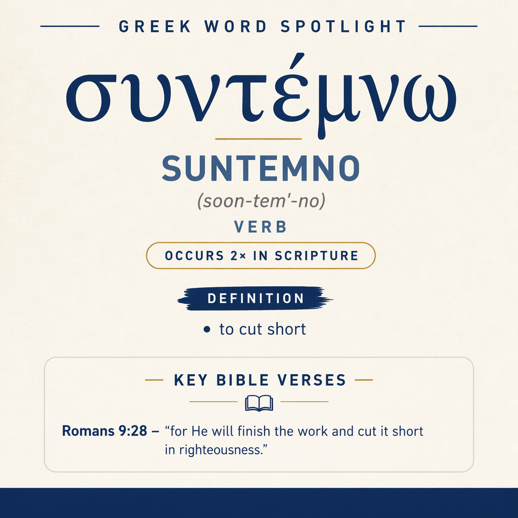 Exploring the Meaning of Suntemno in Greek statistics