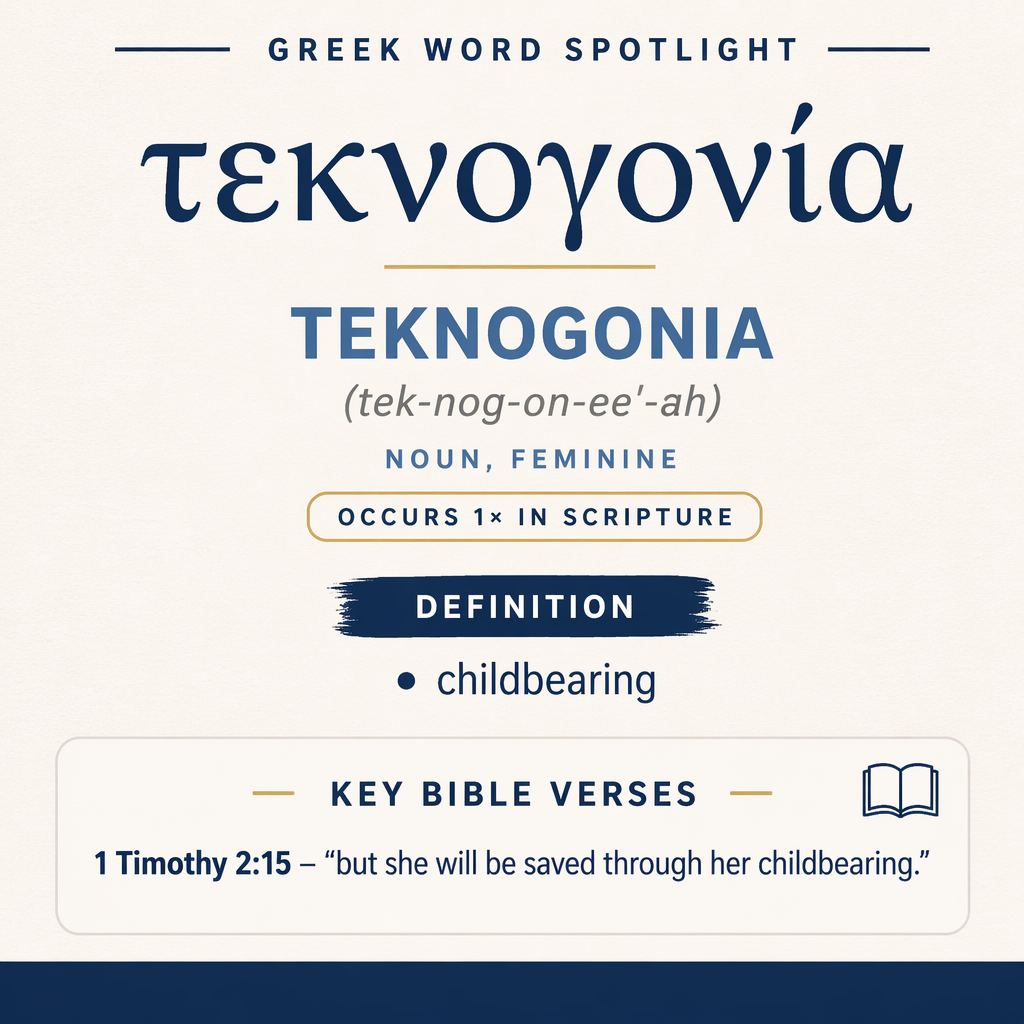 Exploring the Meaning of Teknogonia in Greek statistics