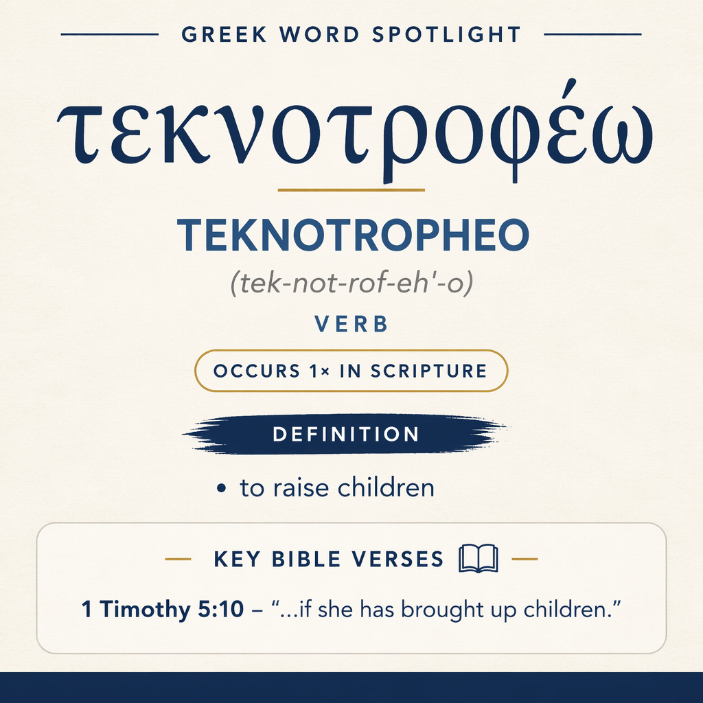 Exploring the Meaning of Teknotropheo in Greek statistics