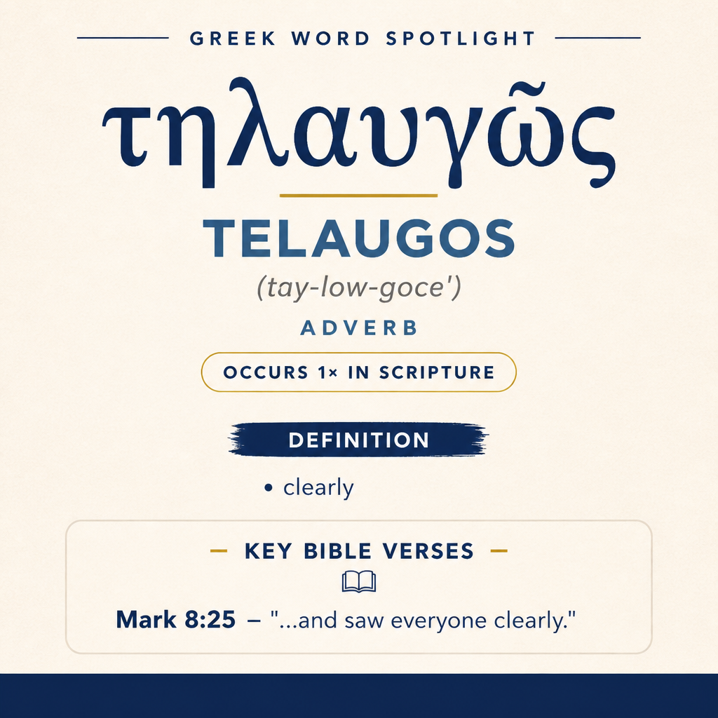 Exploring the Meaning of Telaugos in Greek statistics