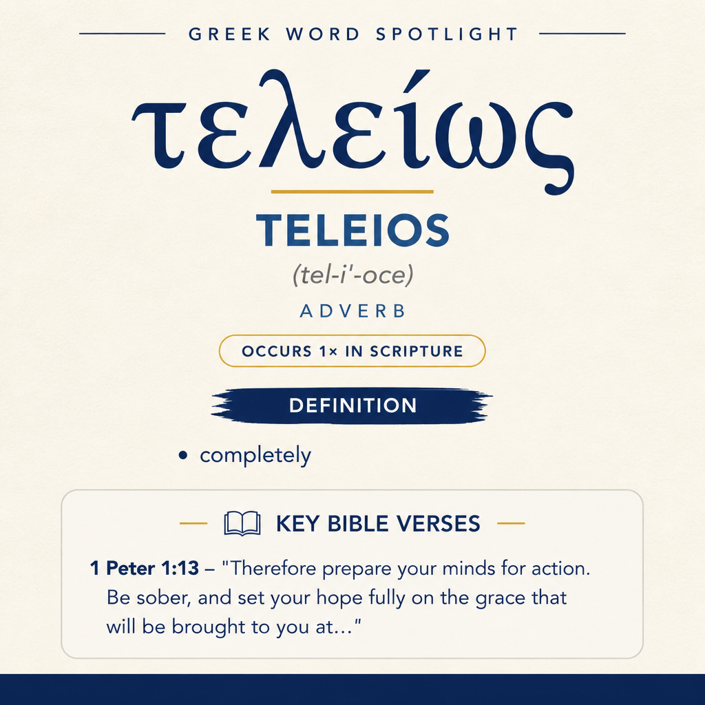 Exploring the Meaning of Teleios in Greek statistics
