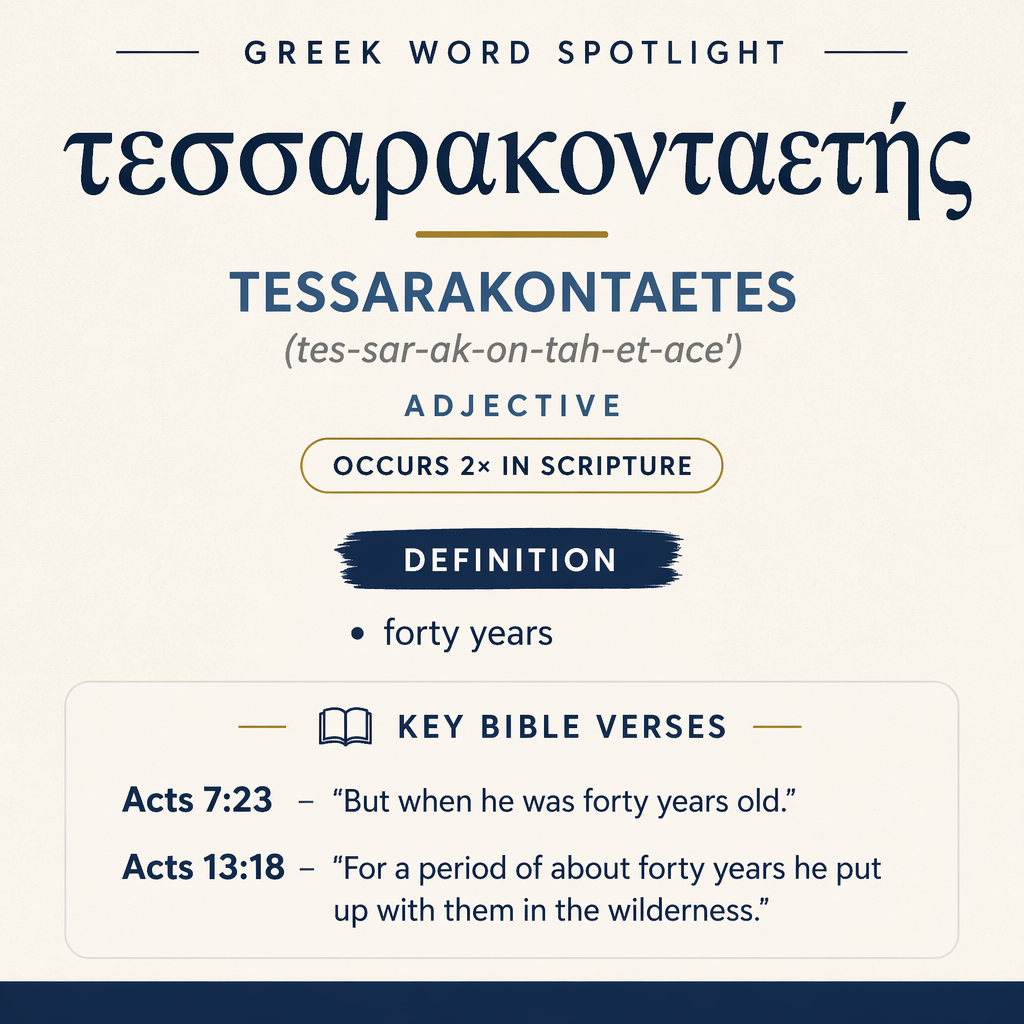 Exploring the Meaning of Tessarakontaetes in Greek statistics